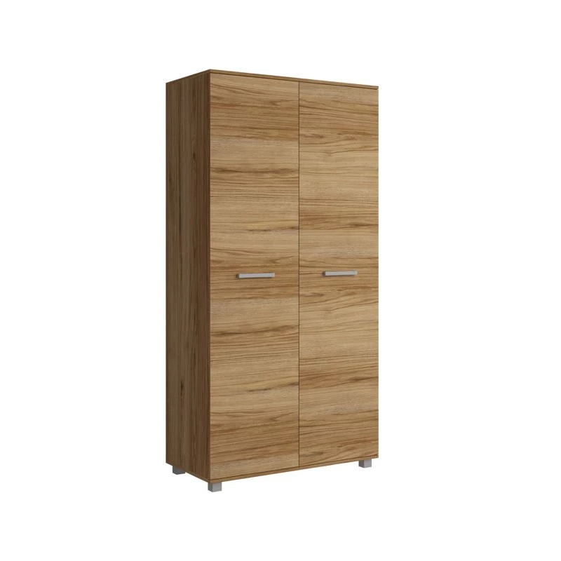 Flurschrank 100 cm mit Kleiderstange ANDOVER - Eiche Catania