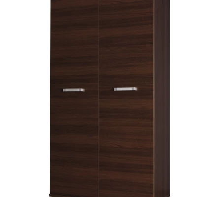 Flurschrank 100 cm mit Kleiderstange ANDOVER - Kastanienbraun Wenge