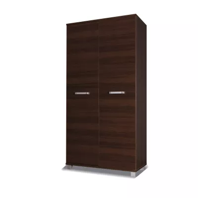 Flurschrank 100 cm mit Kleiderstange ANDOVER - Kastanienbraun Wenge