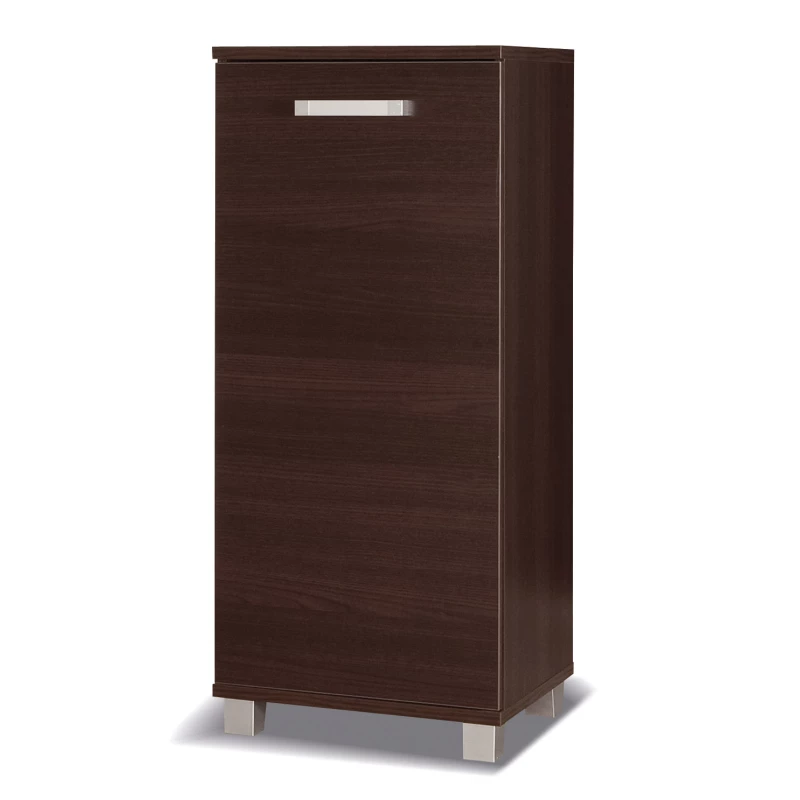 Schmale Kommode mit Türen ANDOVER - Kastanie Wenge