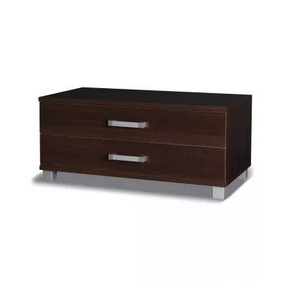Niedrige Kommode ANDOVER - Kastanie Wenge