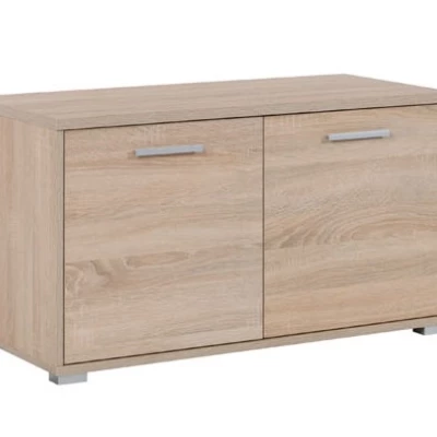 Schuhschrank mit Fächern und Türen ORONOCO - Sonoma-Eiche
