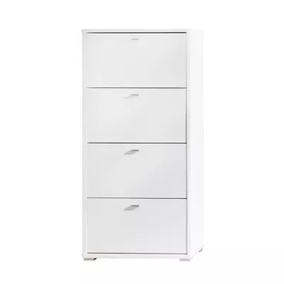 Hohes, klappbares Schuhregal KINNEY - weiß