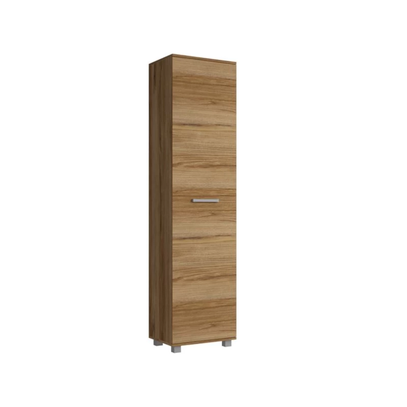 Schmaler Regalschrank 50 cm ANDOVER - Eiche Catania