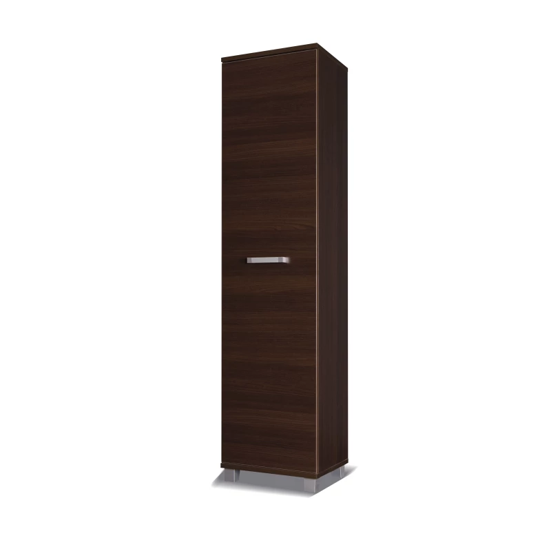 Schmaler Regalschrank 50 cm ANDOVER - Kastanienbraun Wenge
