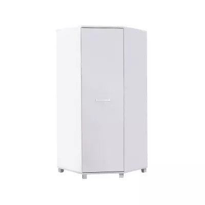 Eckkleiderschrank 90 cm ANDOVER - weiß