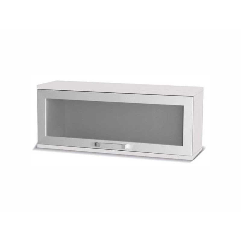ANDOVER Wandschrank mit Glastüren - weiß