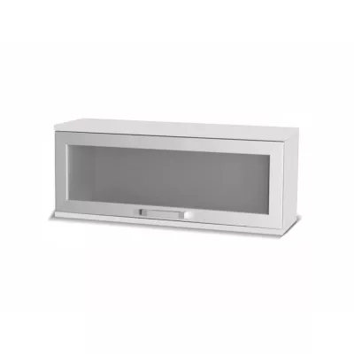 ANDOVER Wandschrank mit Glastüren - weiß