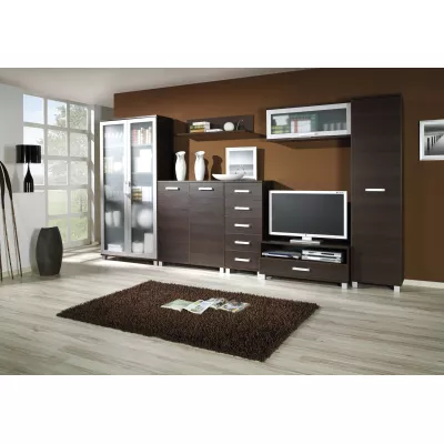 ANDOVER Wandschrank mit Glastüren - Catania Eiche