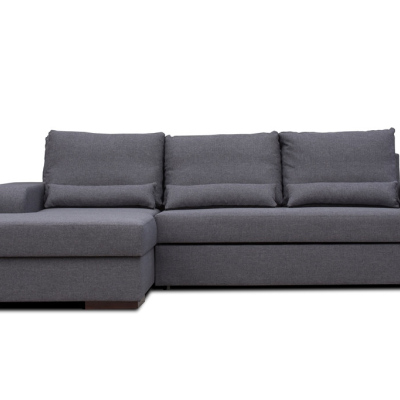 Schlaf Couchgarnitur ELVIRA – Dunkelgrau
