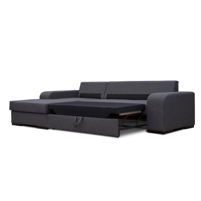 Schlaf Couchgarnitur ELVIRA – Dunkelgrau