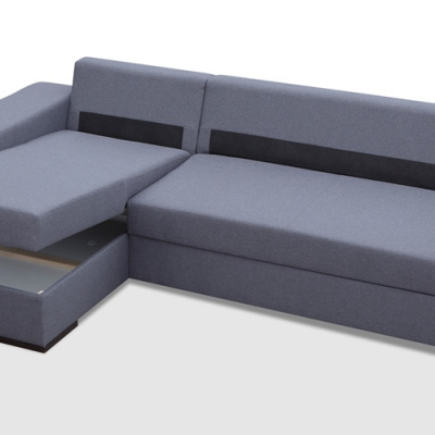Schlaf Couchgarnitur ELVIRA – Dunkelgrau