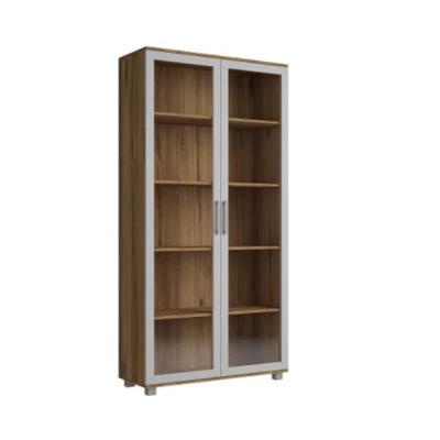 Hohe Vitrine ANDOVER - Catania Eiche