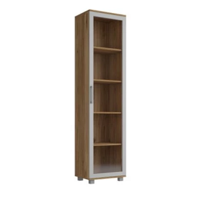 Schmale Vitrine ANDOVER - Catania Eiche