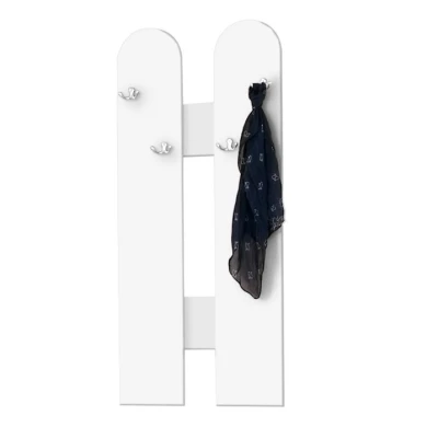Flurwand mit Spiegel BONHAM 1 - weiß