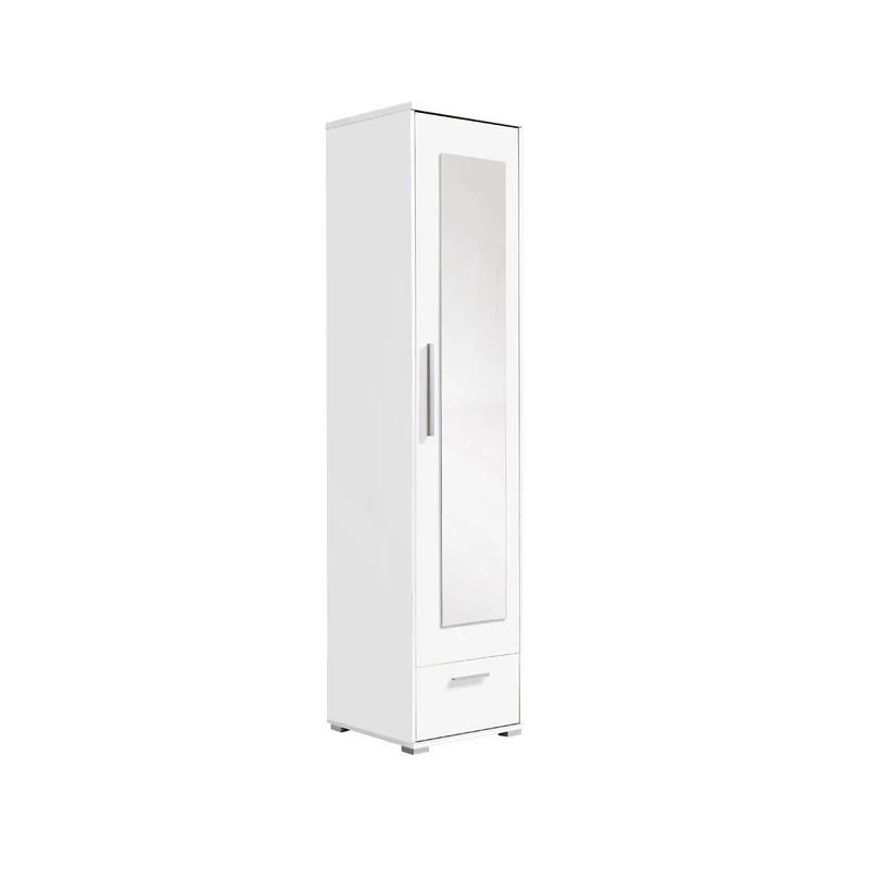 Flurschrank mit Spiegel 48 cm ORONOCO - weiß