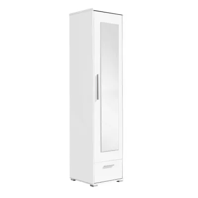 Flurschrank mit Spiegel 48 cm ORONOCO - weiß