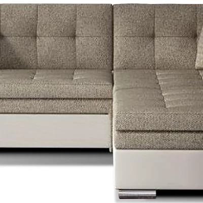 Ecksofa SANGITA 1 – creme/beige, rechte Ecke
