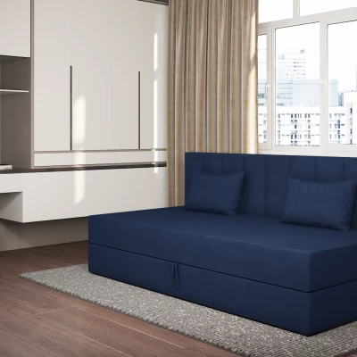 Tagesbett mit Stauraum 90x200 ALAMO 1 - dunkelblau