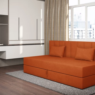 Tagesbett mit Stauraum 90x200 ALAMO 1 - orange