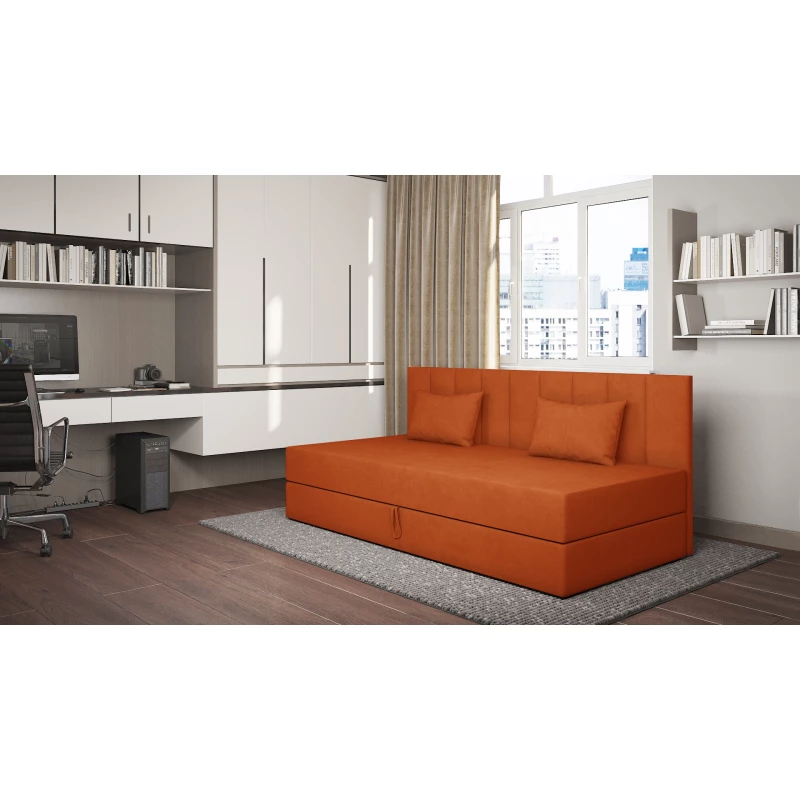 Tagesbett mit Stauraum 90x200 ALAMO 1 - orange
