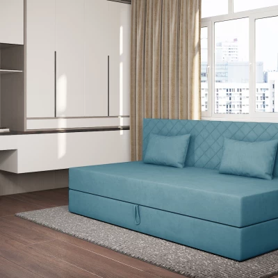 Tagesbett mit Stauraum 90x200 ALAMO 2 - hellblau