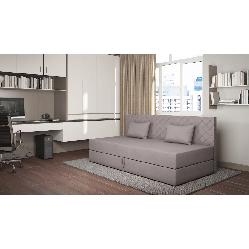 Tagesbett mit Stauraum 90x200 ALAMO 2 - grau