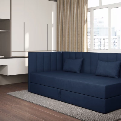 Tagesbett mit Stauraum 90x200 ALAMO 3 - dunkelblau