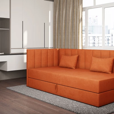 Tagesbett mit Stauraum 90x200 ALAMO 3 - orange