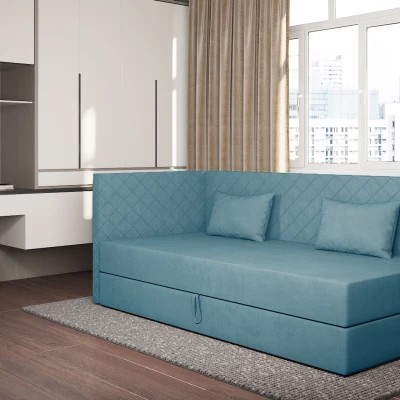 Tagesbett mit Stauraum 90x200 ALAMO 4 - hellblau