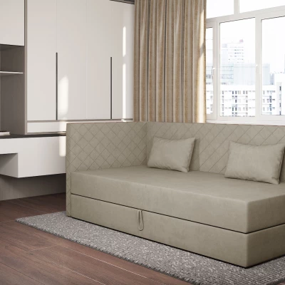 Tagesbett mit Stauraum 90x200 ALAMO 4 - sand