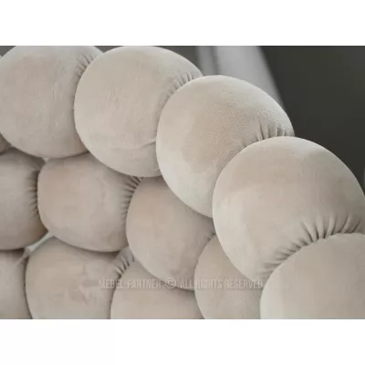 Designer-Esszimmerstuhl NAHIDA - Beige / Grau