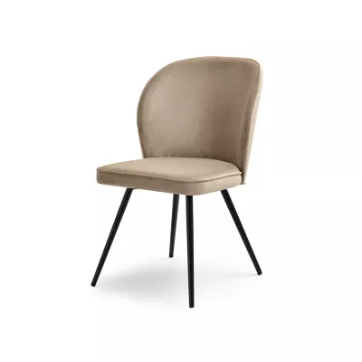 Esszimmerstuhl LUKANA - beige / schwarz
