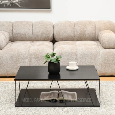 Designer Couchtisch MATTEO - schwarz