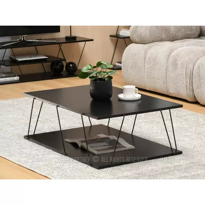 Designer Couchtisch MATTEO - schwarz