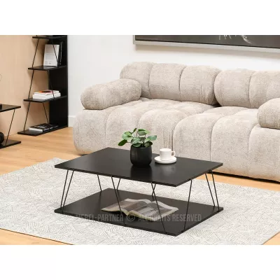 Designer Couchtisch MATTEO - schwarz