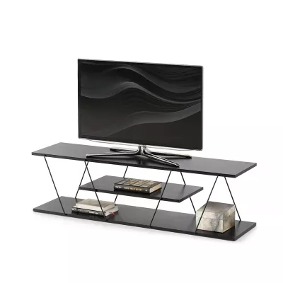 Designer TV-Ständer MATTEO - schwarz