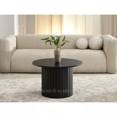 Runder Couchtisch KATO - schwarz