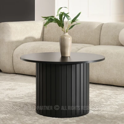 Runder Couchtisch KATO - schwarz