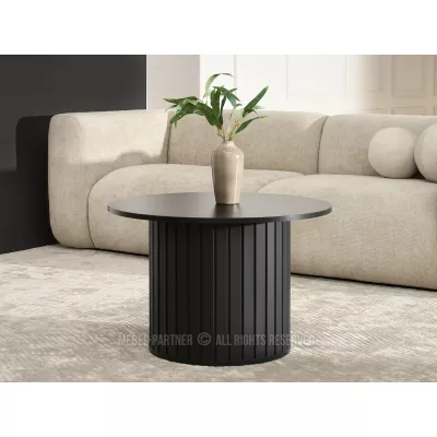 Runder Couchtisch KATO - schwarz