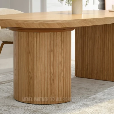 Ovaler Ausziehtisch 200(300)x110 ANTOS - Eiche