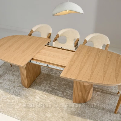 Ovaler Ausziehtisch 200(300)x110 ANTOS - Eiche