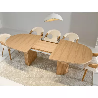 Ovaler Ausziehtisch 200(300)x110 ANTOS - Eiche