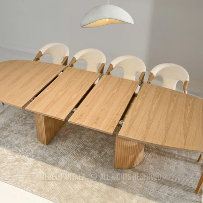 Ovaler Ausziehtisch 200(300)x110 ANTOS - Eiche