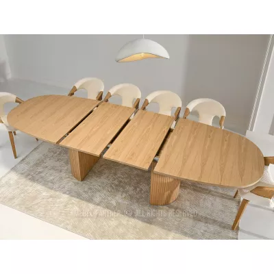 Ovaler Ausziehtisch 200(300)x110 ANTOS - Eiche