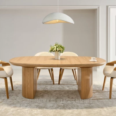 Ovaler Ausziehtisch 200(300)x110 ANTOS - Eiche