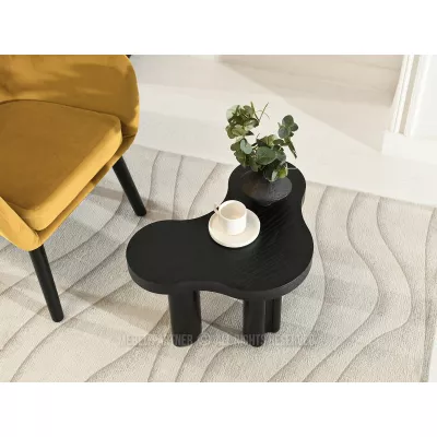 Kleiner Couchtisch ZEVO - schwarz