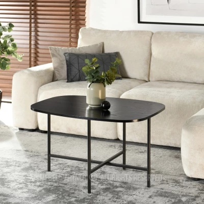 Minimalistischer Couchtisch RAEL - schwarz