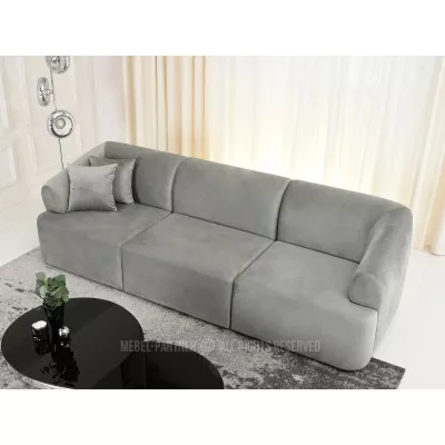 Elegantes Sofa JADE - grau