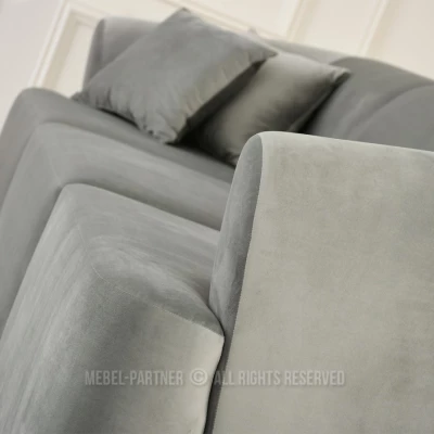 Elegantes Sofa JADE - grau